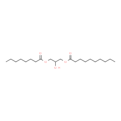 ChemSpider 2D Image | GLYCERYL 1-CAPRATE-3-CAPRYLATE | C21H40O5