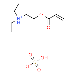 ChemSpider 2D Image | 2-(Acryloyloxy)-N,N-diethylethanaminium hydrogen sulfate | C9H19NO6S