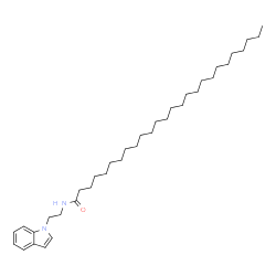ChemSpider 2D Image | N-[2-(1H-Indol-1-yl)ethyl]hexacosanamide | C36H62N2O