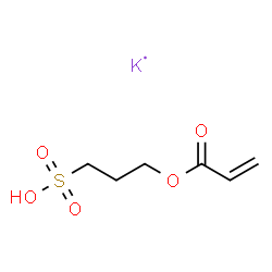 ChemSpider 2D Image | 2-Propenoic acid, 3-sulfopropyl ester, potassium salt (1:1) | C6H10KO5S