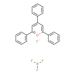 ChemSpider 2D Image | 2,4,6-Triphenylpyrylium fluoride - trifluoroborane (1:1:1) | C23H17BF4O