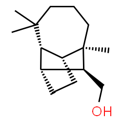 ChemSpider 2D Image | [(1R,2S,7R,8S,9R)-3,3,7-Trimethyltricyclo[5.4.0.0~2,9~]undec-8-yl]methanol | C15H26O