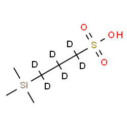 ChemSpider 2D Image | 3-(Trimethylsilyl)-1-(~2~H_6_)propanesulfonic acid | C6H10D6O3SSi