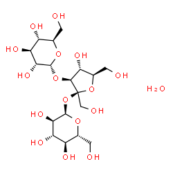 ChemSpider 2D Image | MELEZITOSE MONOHYDRATE | C18H34O17