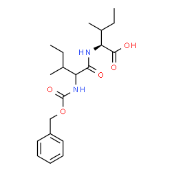 ChemSpider 2D Image | N-[(Benzyloxy)carbonyl]isoleucyl-L-isoleucine | C20H30N2O5