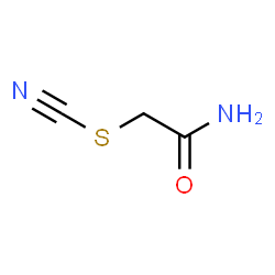 ChemSpider 2D Image | 2-Amino-2-oxoethyl thiocyanate | C3H4N2OS
