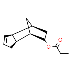 ChemSpider 2D Image | (1S,2R,6S,7R)-Tricyclo[5.2.1.0~2,6~]dec-3-en-8-yl propionate | C13H18O2