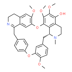 ChemSpider 2D Image | 6,6',7,12-Tetramethoxy-2-methyl-1',2'-didehydroberbaman-5-ol | C37H38N2O7
