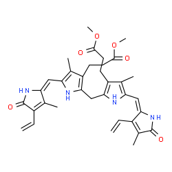 ChemSpider 2D Image | bilirubin dimethyl ester | C35H40N4O6