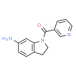 ChemSpider 2D Image | (6-aminoindolin-1-yl)(pyridin-3-yl)methanone | C14H13N3O
