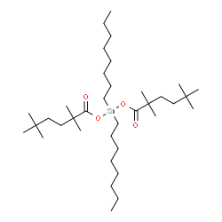 ChemSpider 2D Image | Dioctyl{bis[(2,2,5,5-tetramethylhexanoyl)oxy]}stannane | C36H72O4Sn