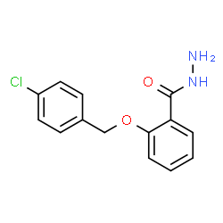 ChemSpider 2D Image | 2-[(4-Chlorobenzyl)oxy]benzohydrazide | C14H13ClN2O2
