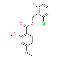 ChemSpider 2D Image | 2,6-Dichlorobenzyl 2,4-dimethoxybenzoate | C16H14Cl2O4