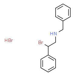 ChemSpider 2D Image | N-Benzyl-2-bromo-2-phenylethanamine hydrobromide (1:1) | C15H17Br2N