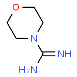 ChemSpider 2D Image | 4-Morpholinecarboximidamide | C5H11N3O