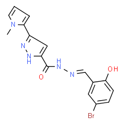 ChemSpider 2D Image | MFCD02050106 | C16H14BrN5O2