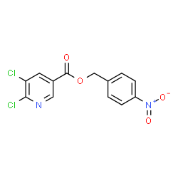 ChemSpider 2D Image | 4-Nitrobenzyl 5,6-dichloronicotinate | C13H8Cl2N2O4