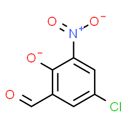ChemSpider 2D Image | 4-Chloro-2-formyl-6-nitrophenolate | C7H3ClNO4