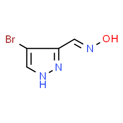 ChemSpider 2D Image | 4-bromo-1H-pyrazole-3-carbaldehyde oxime, tech. | C4H4BrN3O