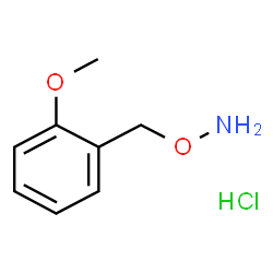 ChemSpider 2D Image | 1-[(Aminooxy)methyl]-2-methoxybenzene hydrochloride (1:1) | C8H12ClNO2