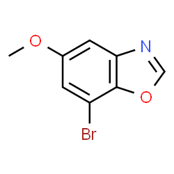 ChemSpider 2D Image | 7-Bromo-5-methoxy-1,3-benzoxazole | C8H6BrNO2