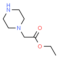 ChemSpider 2D Image | Ethyl piperazinoacetate | C8H16N2O2