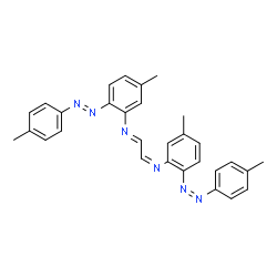 ChemSpider 2D Image | (1E,2Z)-N-{5-Methyl-2-[(E)-(4-methylphenyl)diazenyl]phenyl}-N'-{5-methyl-2-[(Z)-(4-methylphenyl)diazenyl]phenyl}-1,2-ethanediimine | C30H28N6