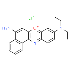 ChemSpider 2D Image | Nile Blue A | C20H20ClN3O