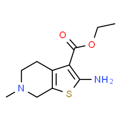 ChemSpider 2D Image | ethyl 2-amino-6-methyl-4H,5H,7H-thieno[2,3-c]pyridine-3-carboxylate | C11H16N2O2S