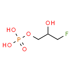 ChemSpider 2D Image | 3-Fluoro-2-hydroxypropyl dihydrogen phosphate | C3H8FO5P