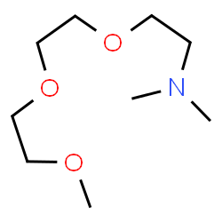 ChemSpider 2D Image | 2-[2-(2-Methoxyethoxy)ethoxy]-N,N-dimethylethanamine | C9H21NO3