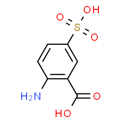 ChemSpider 2D Image | 5-Sulfoanthranilic Acid | C7H7NO5S