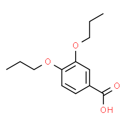 ChemSpider 2D Image | 3,4-Dipropoxybenzoic acid | C13H18O4