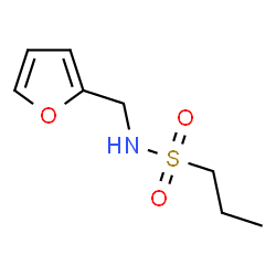 ChemSpider 2D Image | N-(2-Furylmethyl)-1-propanesulfonamide | C8H13NO3S