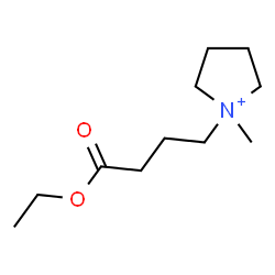 ChemSpider 2D Image | 1-(4-Ethoxy-4-oxobutyl)-1-methylpyrrolidinium | C11H22NO2