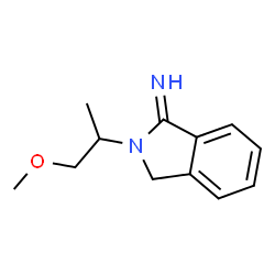 ChemSpider 2D Image | 2-(1-Methoxy-2-propanyl)-1-isoindolinimine | C12H16N2O