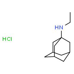 ChemSpider 2D Image | N-Ethyl-1-adamantanamine hydrochloride (1:1) | C12H22ClN