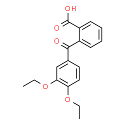ChemSpider 2D Image | 2-(3,4-Diethoxybenzoyl)benzoic acid | C18H18O5