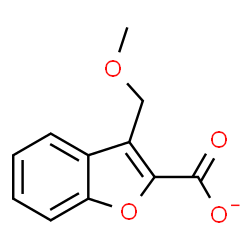 ChemSpider 2D Image | 3-(Methoxymethyl)-1-benzofuran-2-carboxylate | C11H9O4