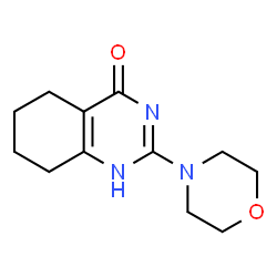 ChemSpider 2D Image | 2-Morpholino-5,6,7,8-tetrahydroquinazolin-4(3H)-one | C12H17N3O2