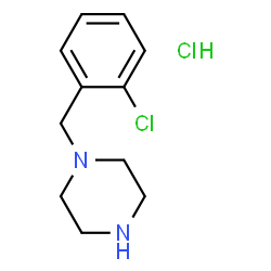 ChemSpider 2D Image | 1-(2-chlorobenzyl)piperazine hydrochloride | C11H16Cl2N2