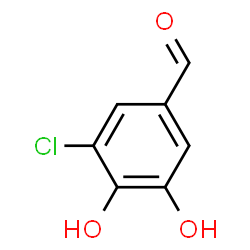 ChemSpider 2D Image | 3-Chloro-4,5-dihydroxybenzaldehyde | C7H5ClO3