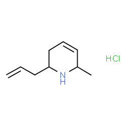 ChemSpider 2D Image | 2-Allyl-6-methyl-1,2,3,6-tetrahydropyridine hydrochloride (1:1) | C9H16ClN