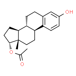 ChemSpider 2D Image | 17?-estradiol 17-acetate | C20H26O3