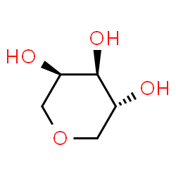 ChemSpider 2D Image | (3R,4S,5R)-2,3,4,5-tetrahydropyran-3,4,5-triol | C5H9O4