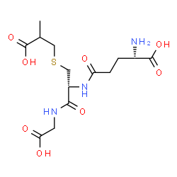 ChemSpider 2D Image | L-Î³-Glutamyl-S-(2-carboxypropyl)-L-cysteinylglycine | C14H23N3O8S