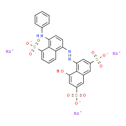 ChemSpider 2D Image | Anazolene sodium | C26H16N3Na3O10S3