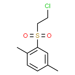 ChemSpider 2D Image | 2-[(2-Chloroethyl)sulfonyl]-1,4-dimethylbenzene | C10H13ClO2S