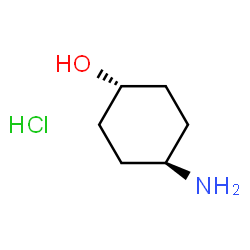 ChemSpider 2D Image | trans-4-Aminocyclohexanol hydrochloride | C6H14ClNO