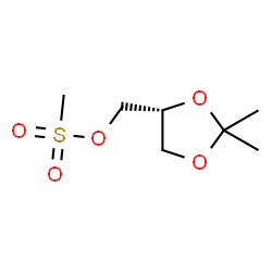 ChemSpider 2D Image | (R)-O-ISOPROPYLIDENE GLYCEROL MESYLATE | C7H14O5S